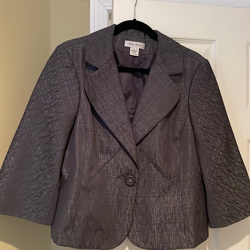 Nine West Single Button Jacket. Size 14. Excellen… - image 1